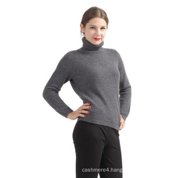 Best selling trendy style dark gray knitted sweater